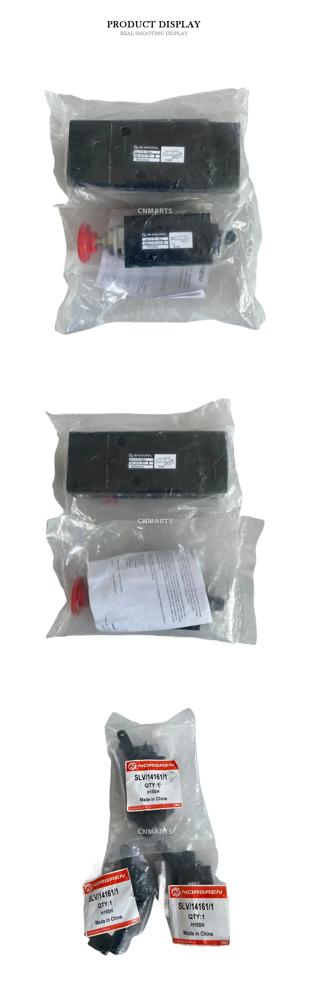 Norgren VR13064102, K3044602, SLV/14161/1 Pneumatic Valve and Silencer Kit Description