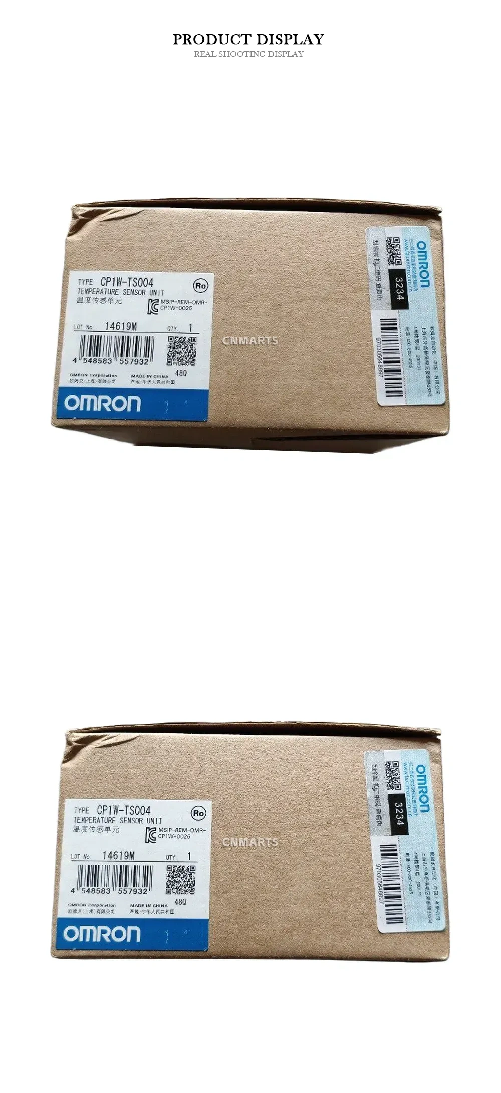OMRON CP1W-TS004 Temperature Sensor Unit Description