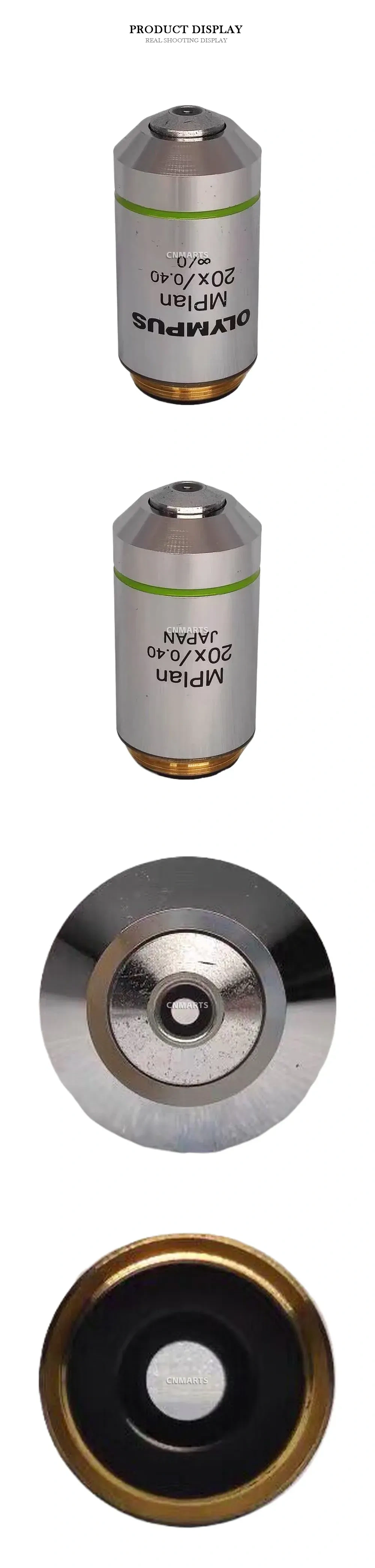 Olympus MPlan 20x/0.40 Microscope Objective Lens Description