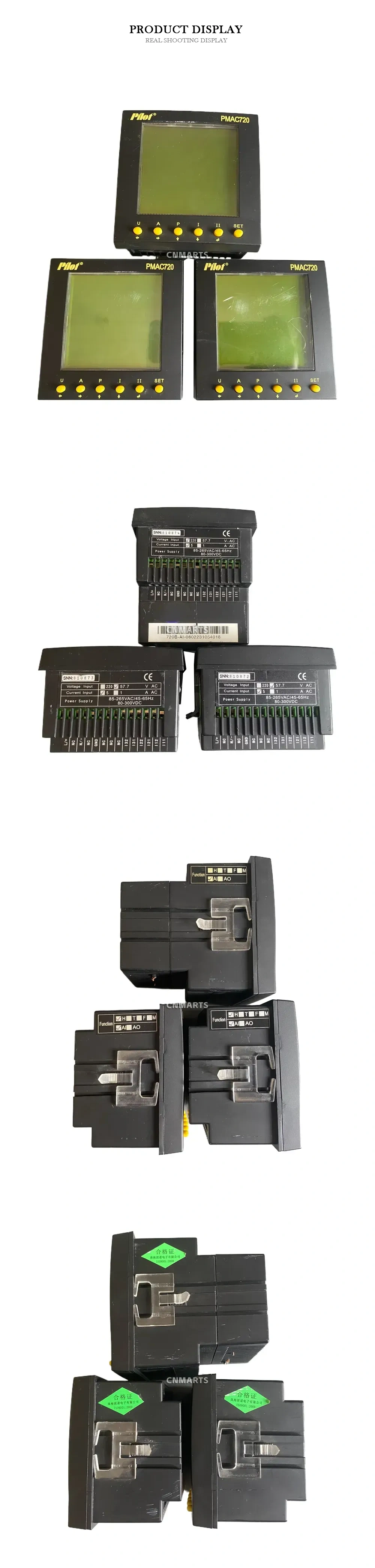 Pilot PMAC720 Multifunction Power Meter Description