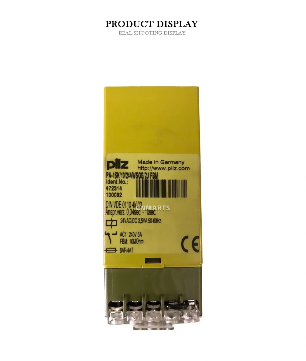 Pilz PA-1SK/10/24VWSGS/2U FBM Safety Relay Module Description