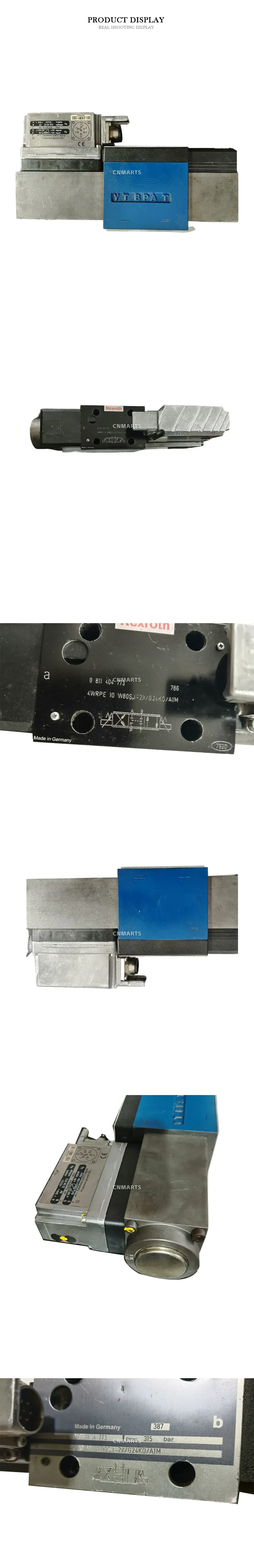 Rexroth 4WRPE 10 W80SJ-2X/G24K0/A1M Proportional Directional Control Valve Description