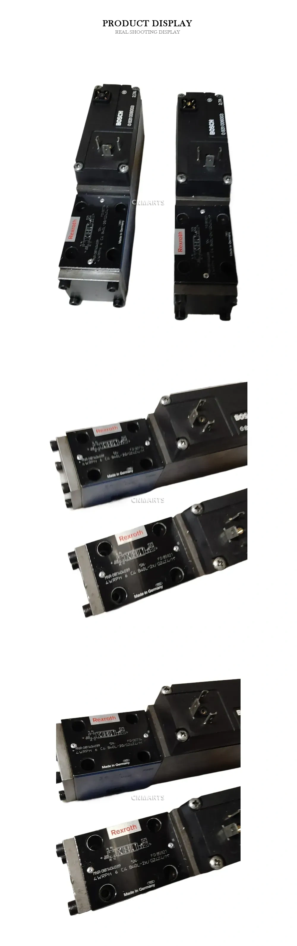 Rexroth Bosch 4WRPH 6 C4 B40L-20/G24Z4/M Proportional Directional Hydraulic Valve Description