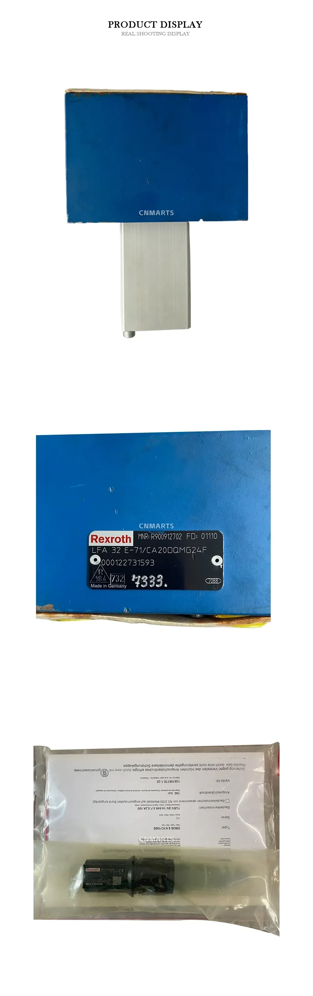 Rexroth LFA 32 E-71/CA20DQMG24F Hydraulic Control Cover Description
