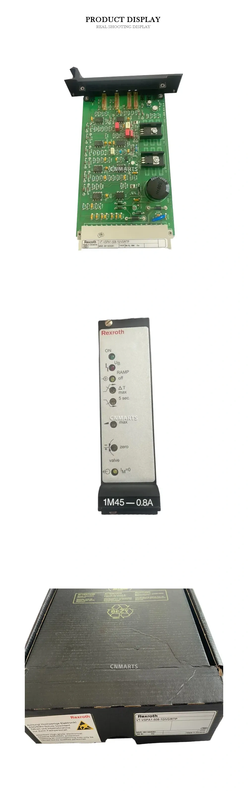 Rexroth VT-VSPA1-508-10/V0/RTP Electronic Control Card Description