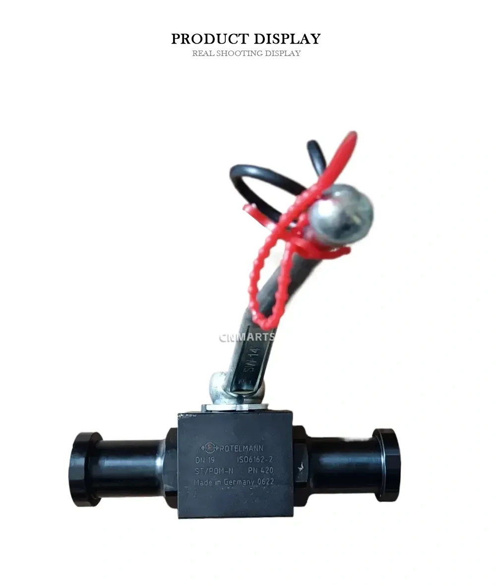 Rotelmann DN 19 ISO6162-2 High Pressure Ball Valve Description