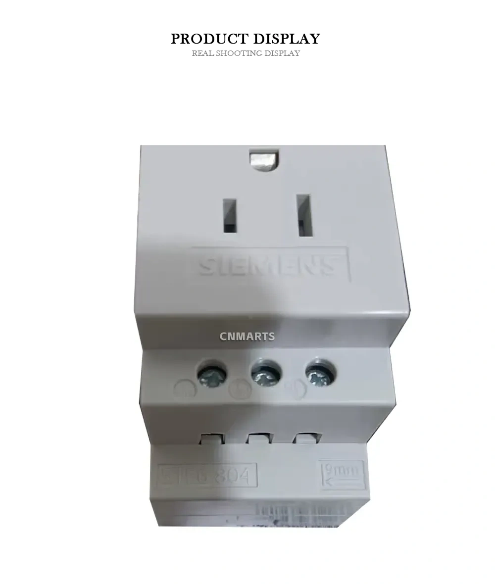 SIEMENS 5TE6 804 DIN Rail Socket Outlet Module Description