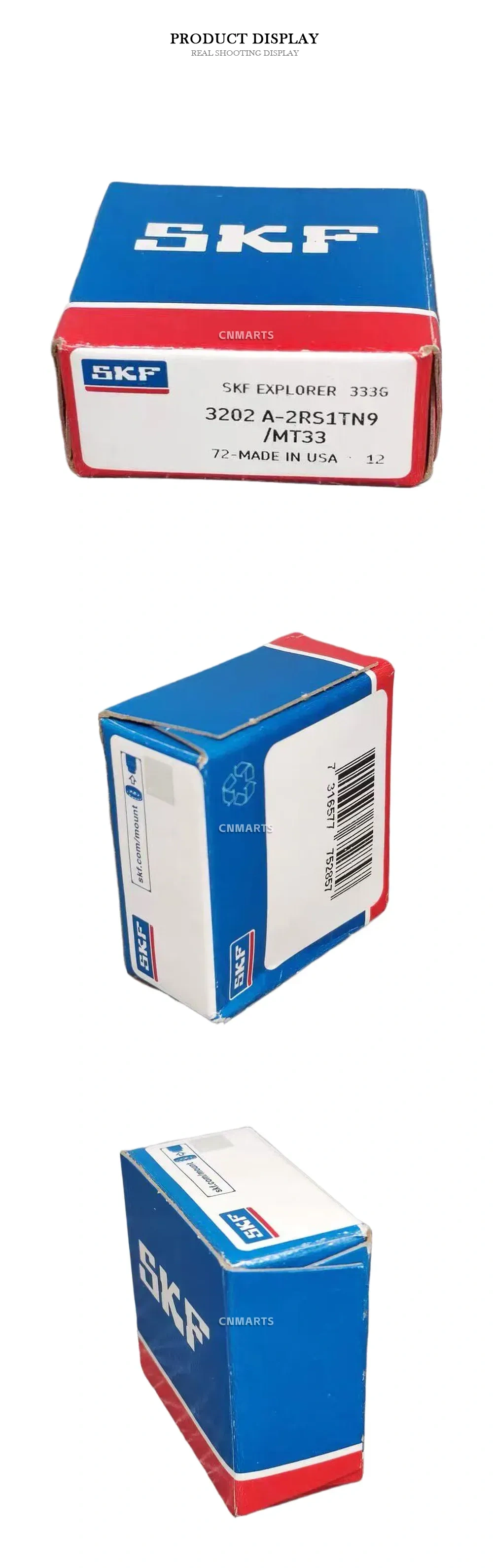SKF 3202 A-2RS1TN9/MT33 Angular Contact Ball Bearing Description