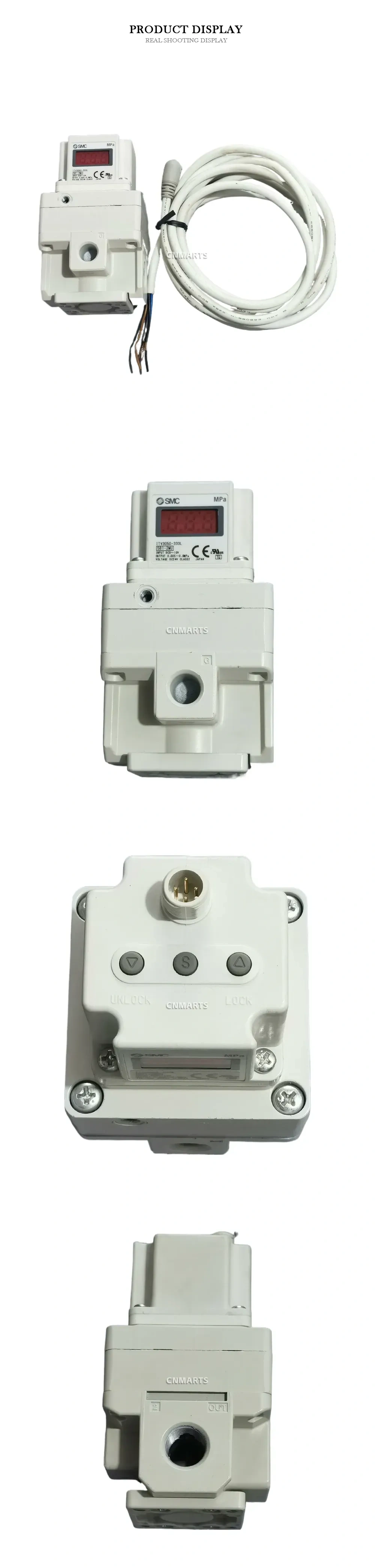 SMC ITV3050-333L Electro-Pneumatic Regulator Description