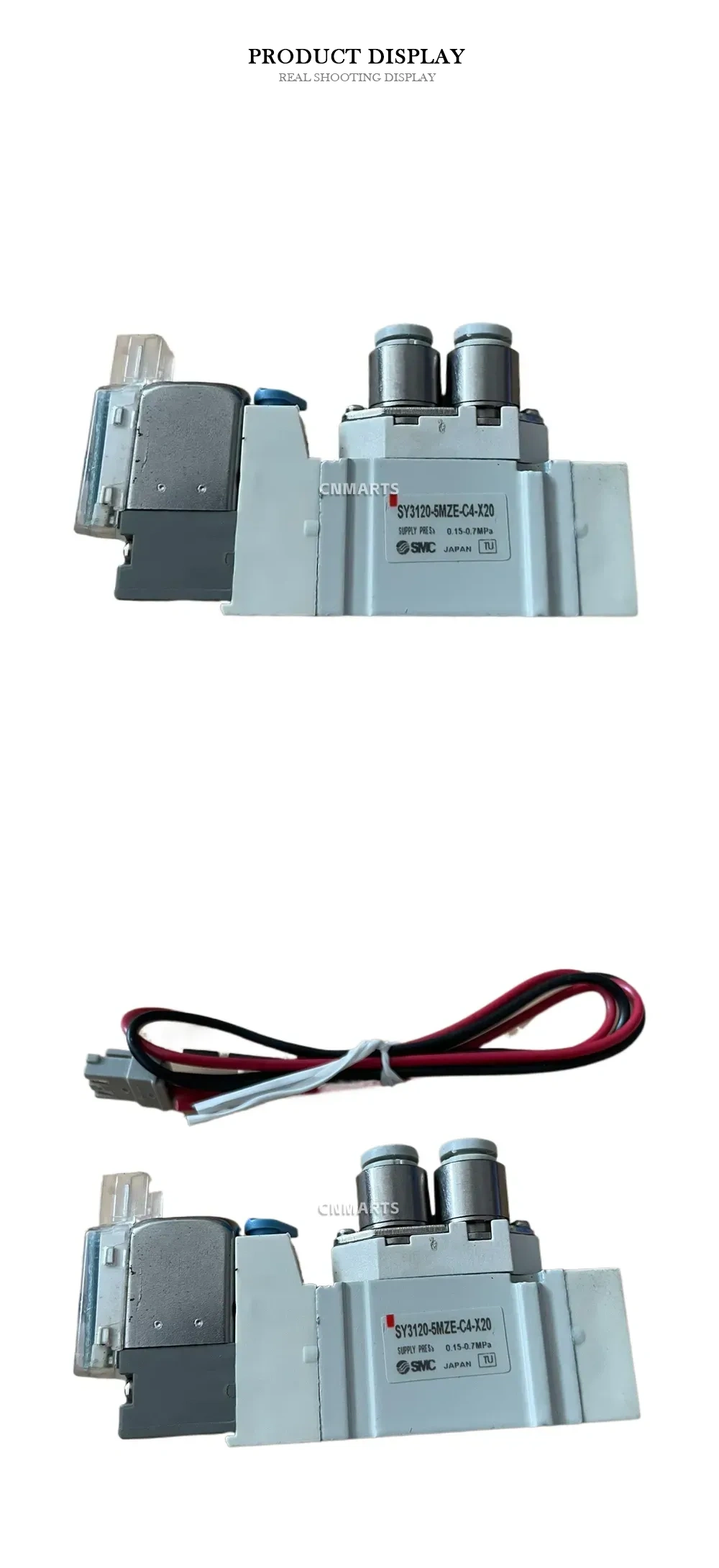 SMC SY3120-5MZE-C4-X20 Pneumatic Solenoid Valve Description