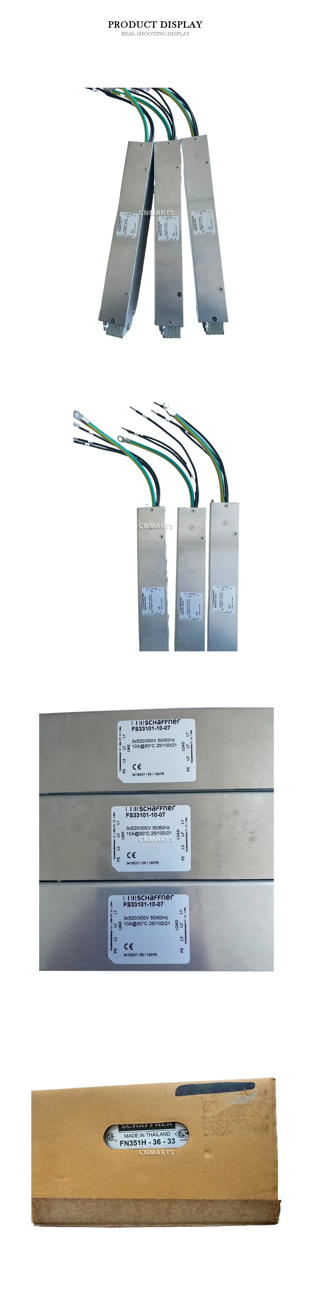 Schaffner FS33101-10-07 Power Line Filter Description