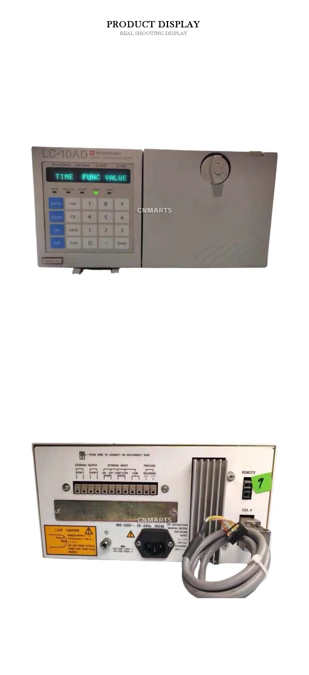 Shimadzu LC-10AD Liquid Chromatograph Pump Description