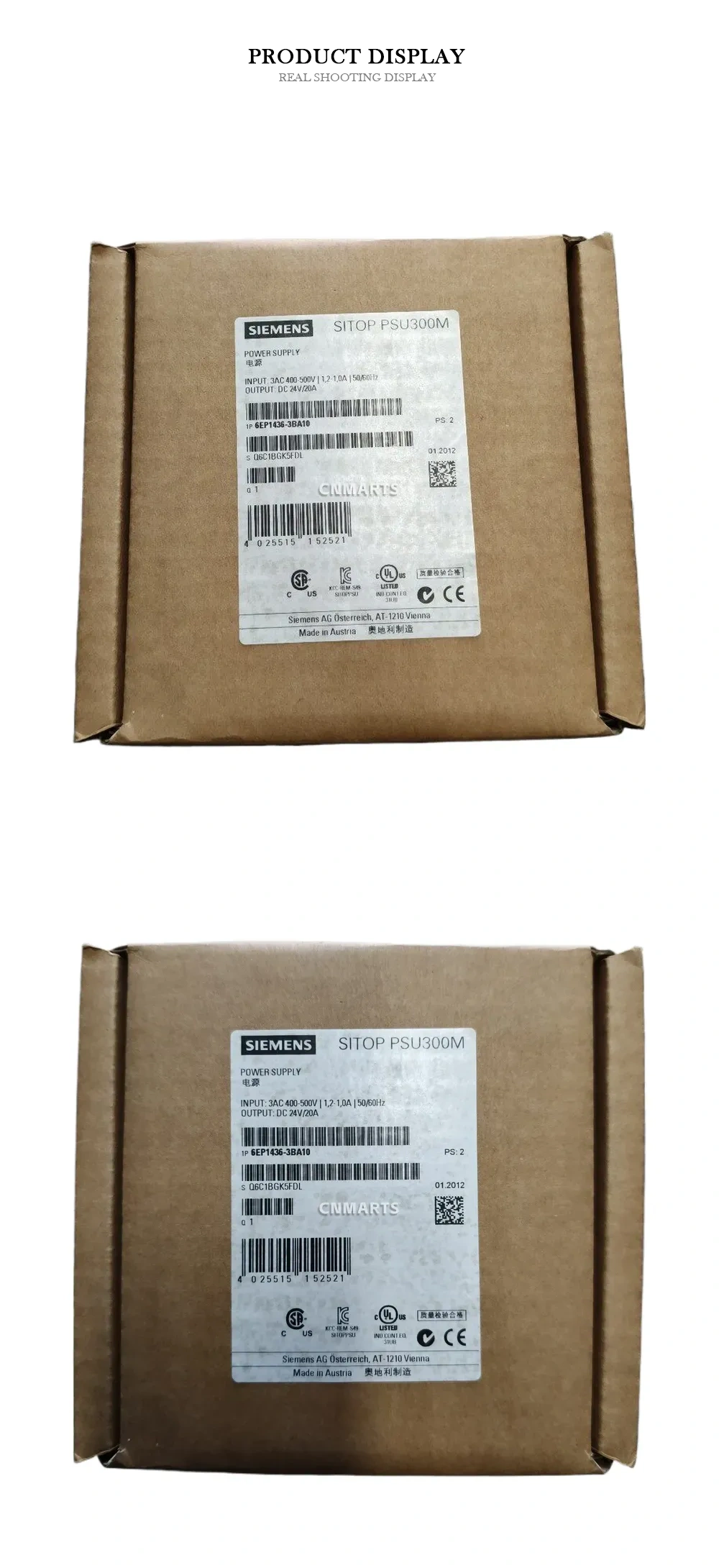 Siemens 6EP1436-3BA10 Power Supply Description