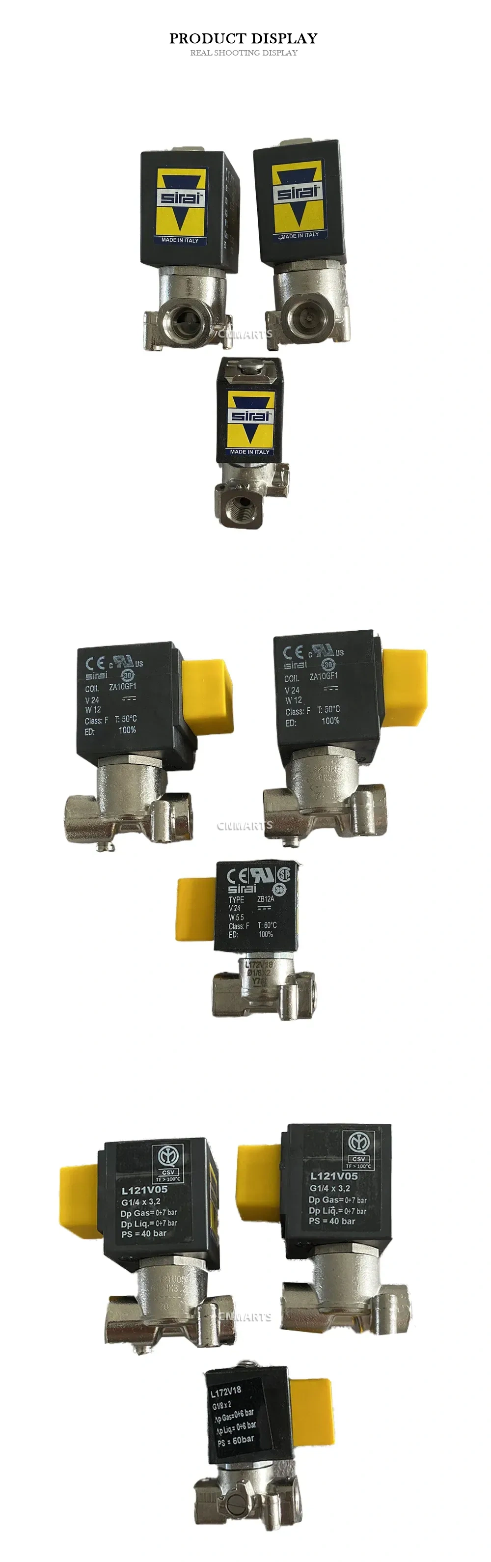 Sirai L121V05 / L172V18 Solenoid Valve Description