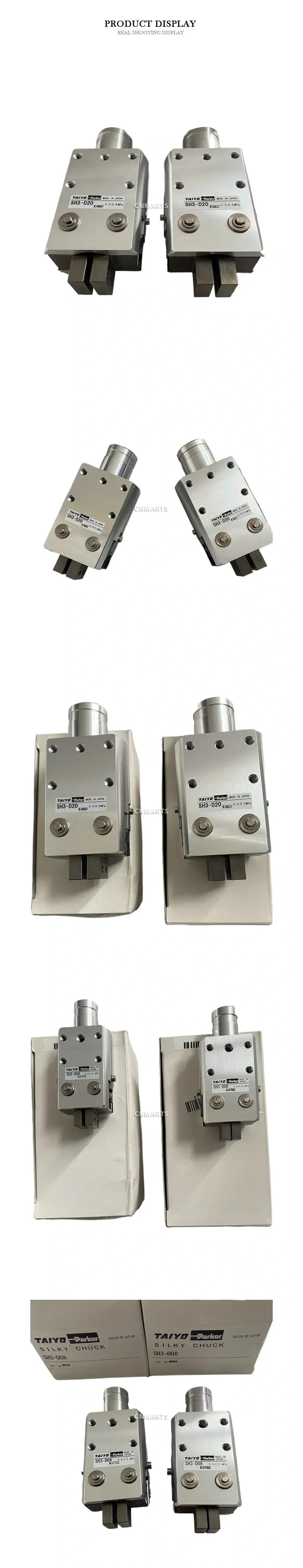 TAIYO Parker SH3-D20 Pneumatic Air Chuck (Silky Chuck) Description