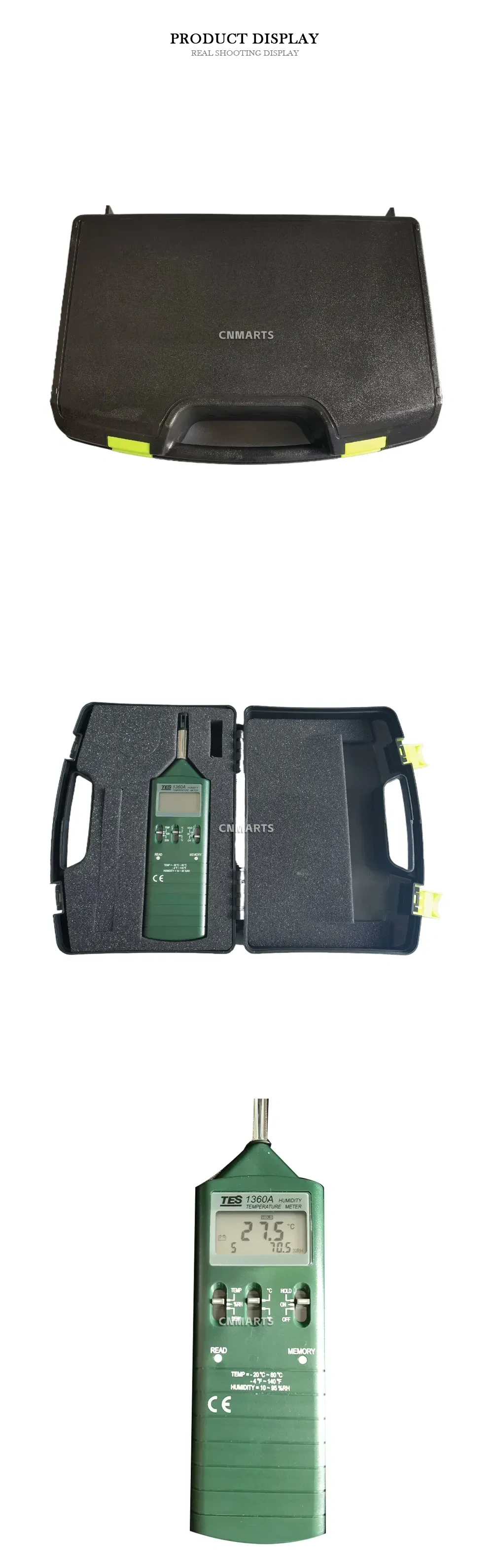 TES 1360A Humidity Temperature Meter Description