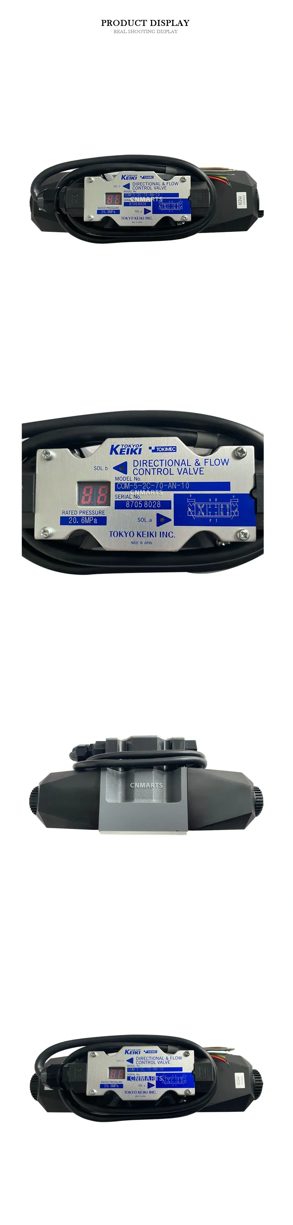 TOKYO KEIKI COM-5-2C-70-AN-10 Directional & Flow Control Valve Description