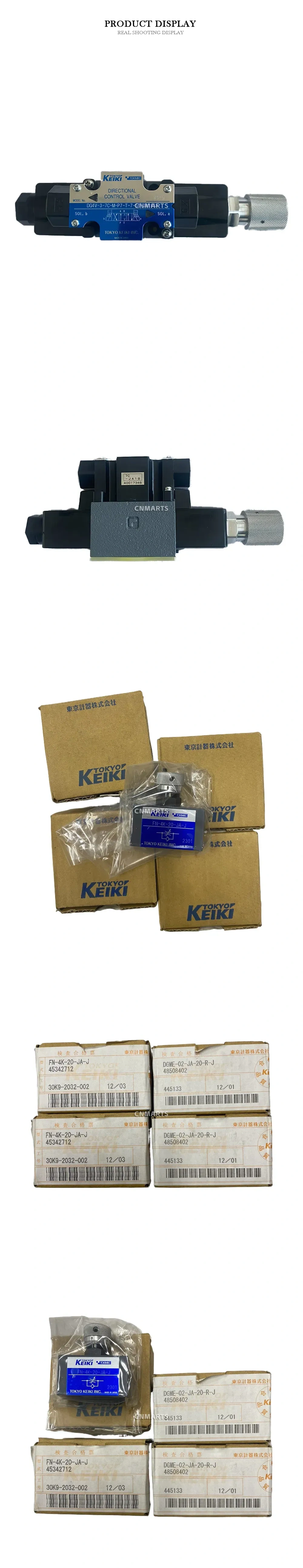 Tokyo Keiki DG4V-3-7C-M-P7-T-7-56-JA18SA Directional Control Valve Description