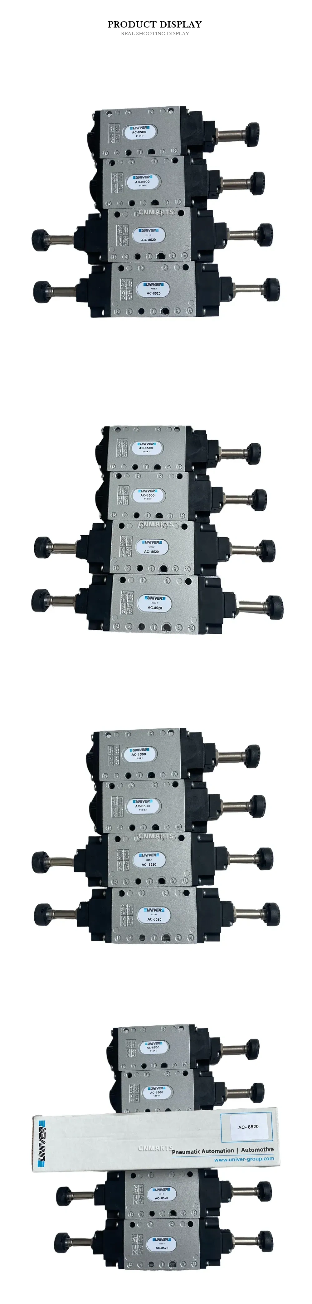 UNIVER AC-8500 / AC-8520 Pneumatic Solenoid Valve Description