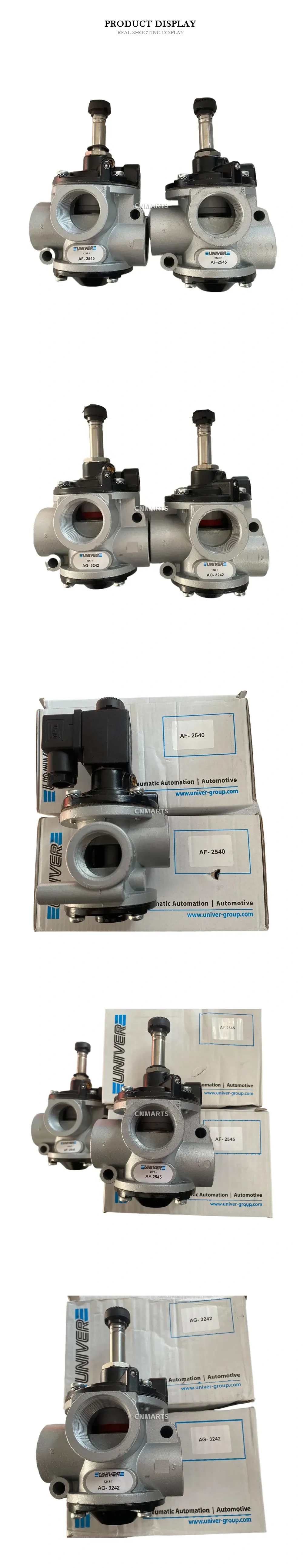 UNIVER AF-2545, AG-3242, AF-2540 Pneumatic Butterfly Valve Description