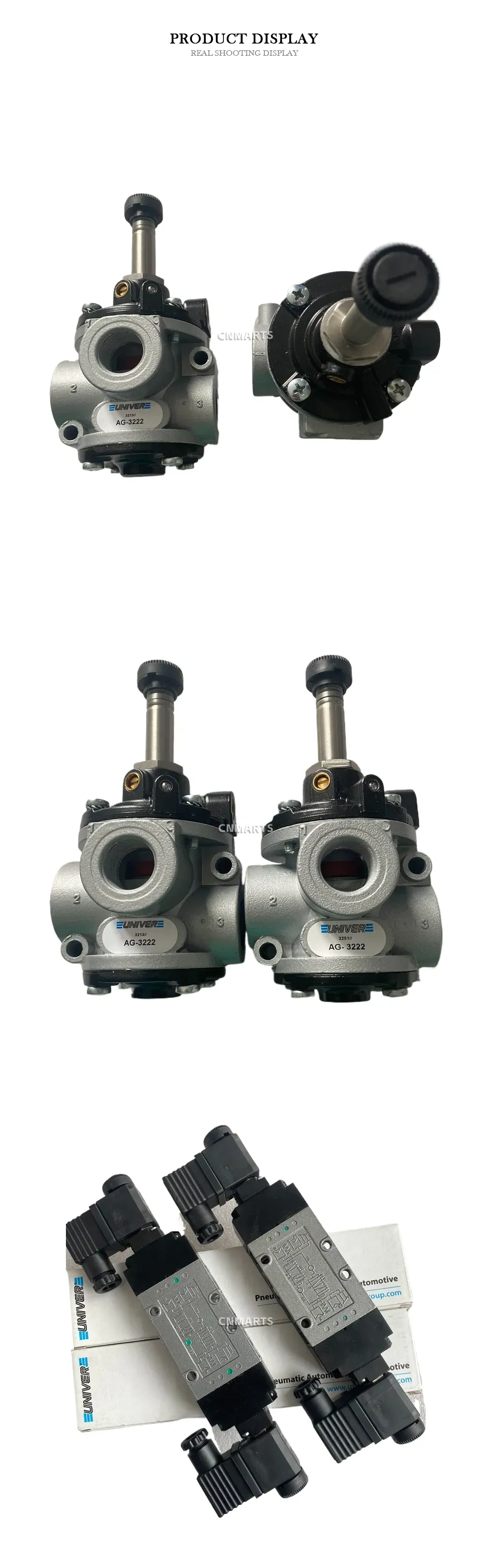 UNIVER AG-3222, CM-9680 Pneumatic Valve Description