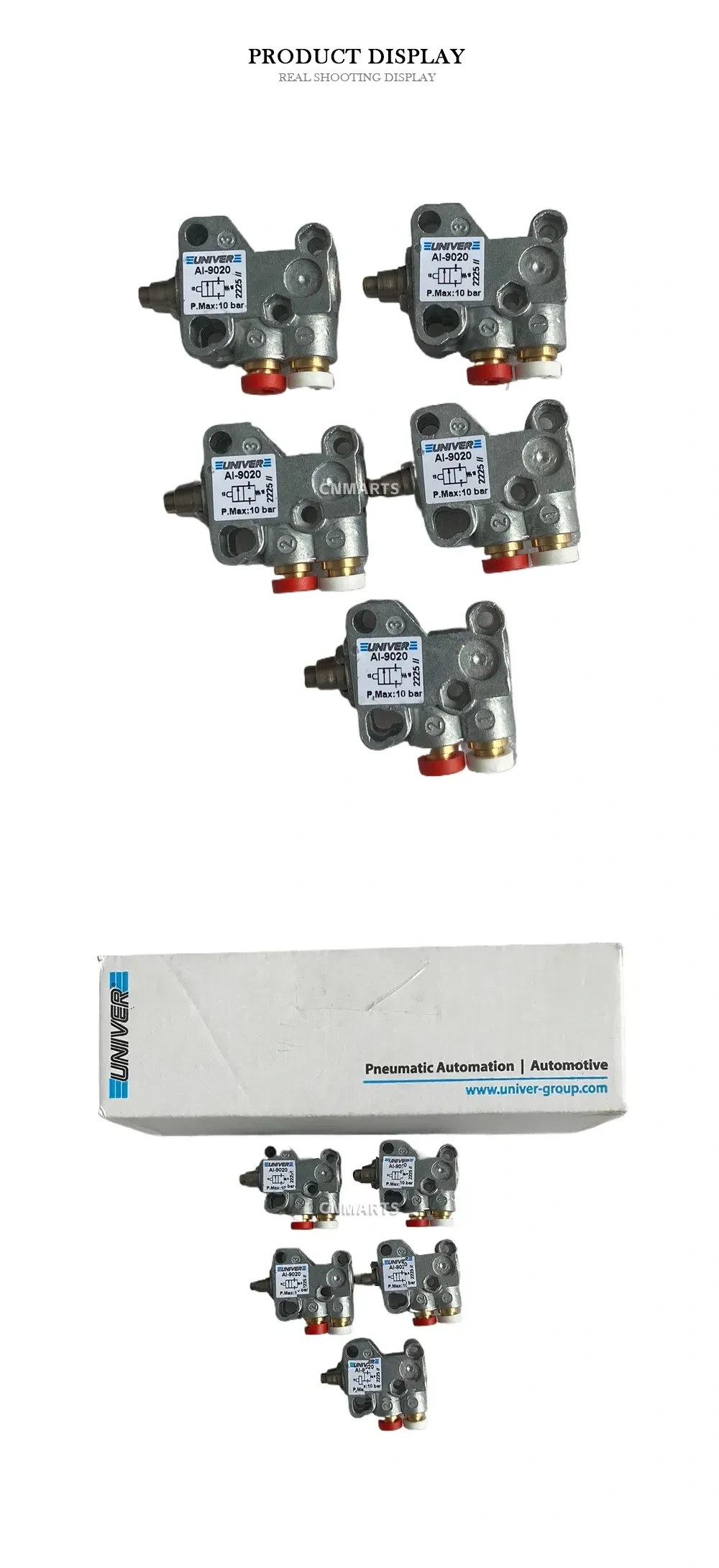 UNIVER AI-9020 Pneumatic One-Way Flow Control Valve Description