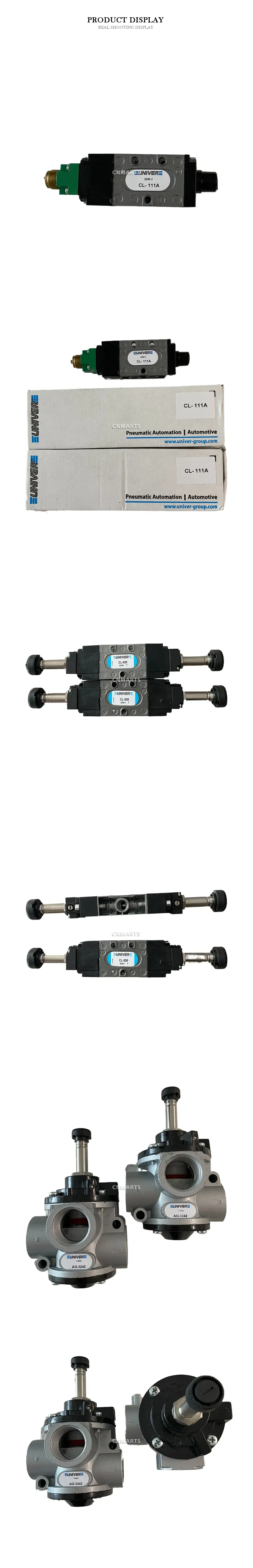 UNIVER CL-111A / CL-320 / AG-3242 Pneumatic Valve Description