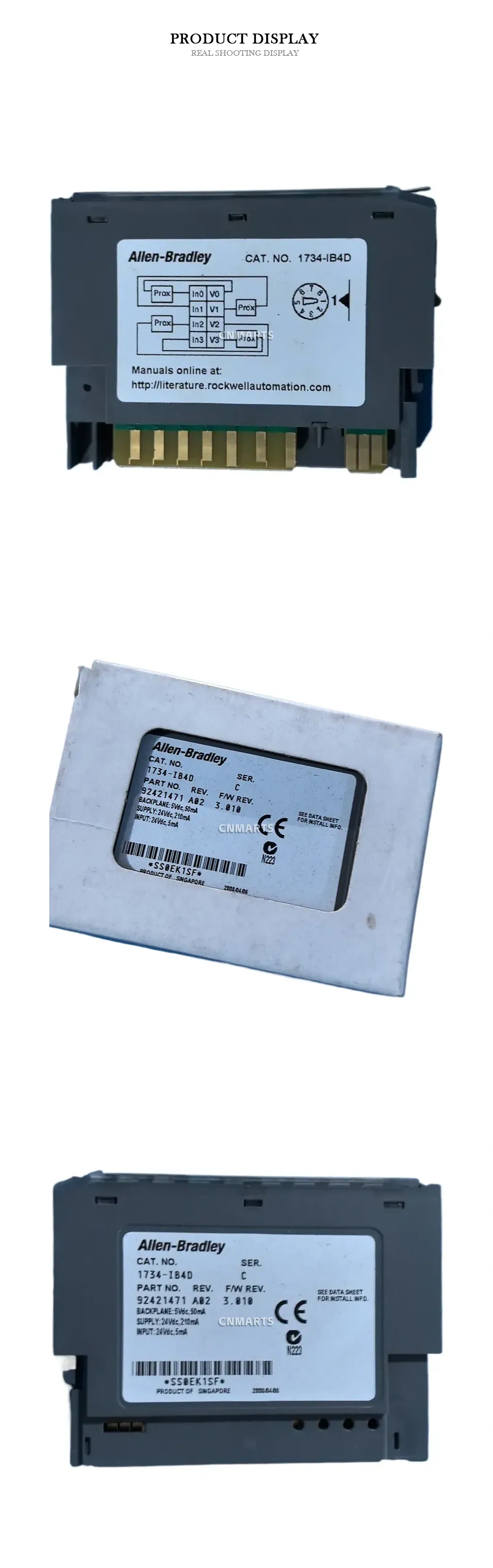 Allen-Bradley 1734-IB4D Point I/O Digital Input Module Description