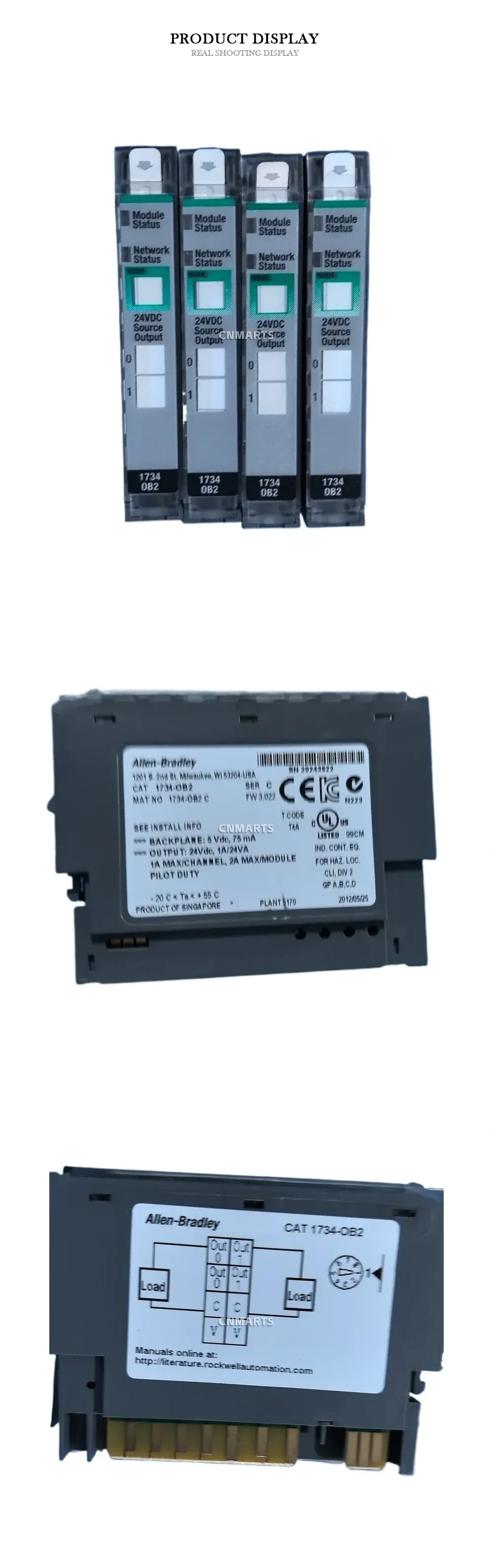 Allen-Bradley 1734-OB2 Point I/O Digital Output Module Description