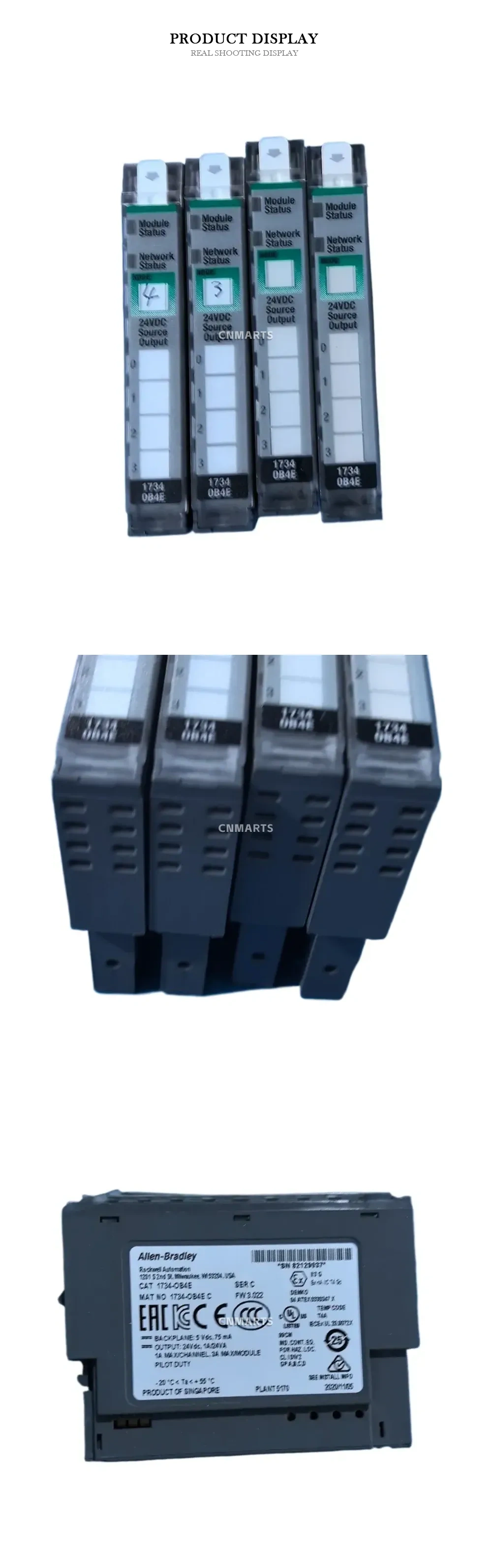 Allen-Bradley 1734-OB4E 24VDC Source Output Module Description