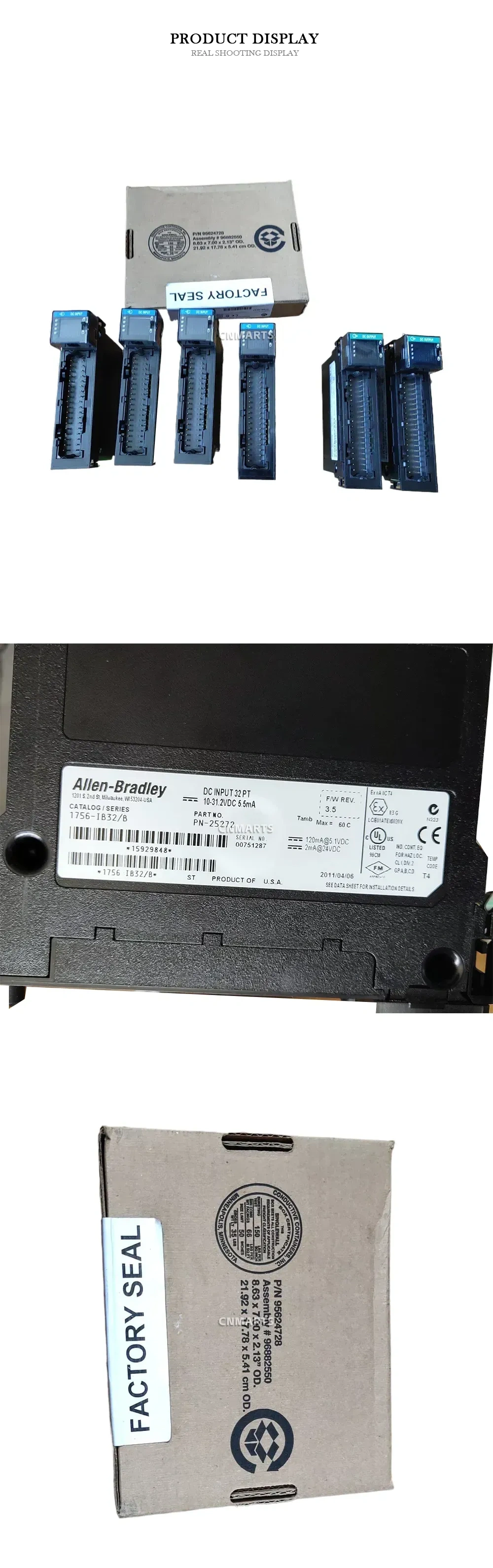 Allen-Bradley 1756-IB32/B DC Input Module Description