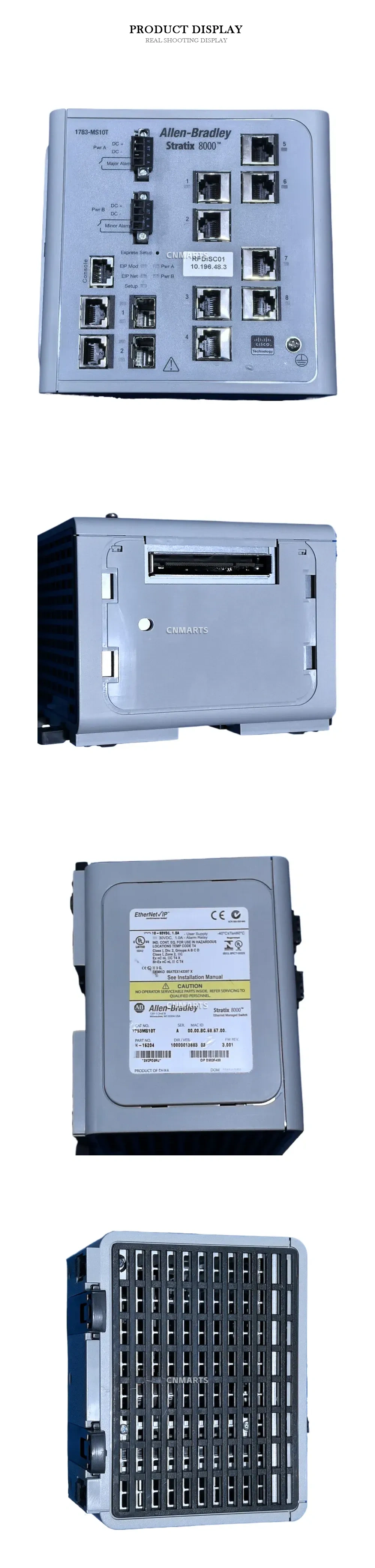 Allen-Bradley 1783-MS10T Ethernet Managed Switch Description