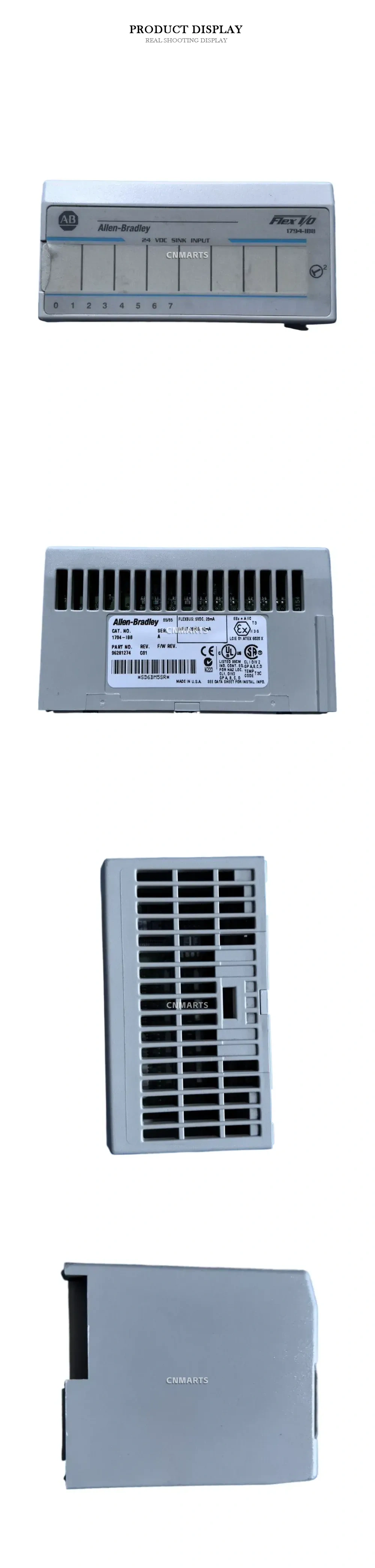Allen-Bradley 1794-IB8 Flex I/O 24 VDC Sink Input Module Description