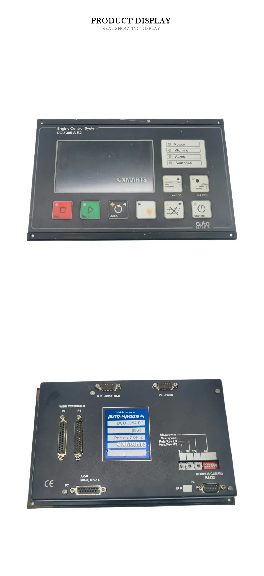Auto-Maskin DCU 305A R2 Engine Control System Description