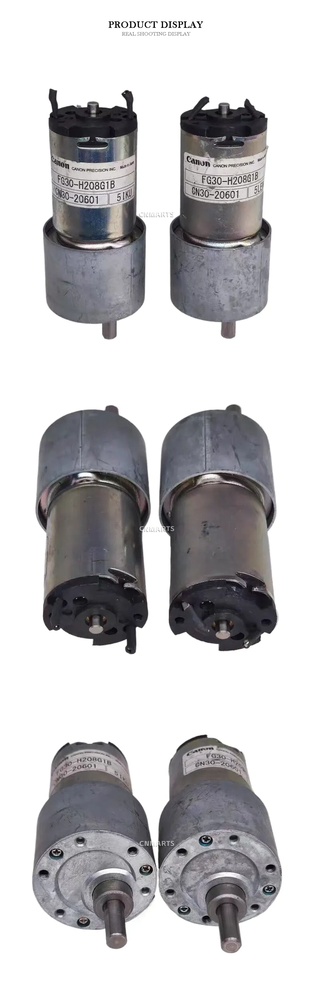Canon FG30-H208G1B DC Gear Motor Description