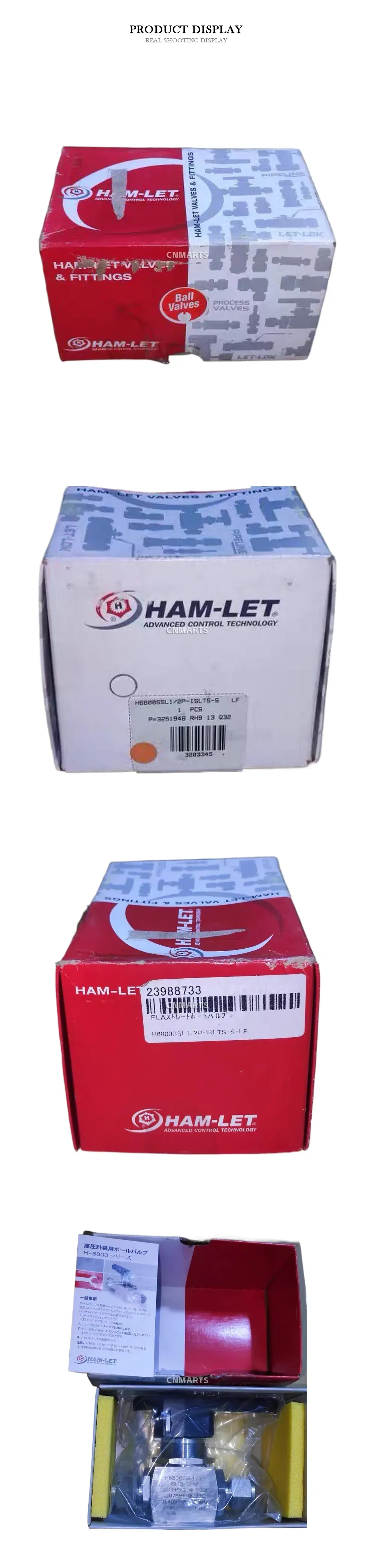 HAM-LET H6800SSL1/2P-ISLT5-S High Pressure Ball Valve Description