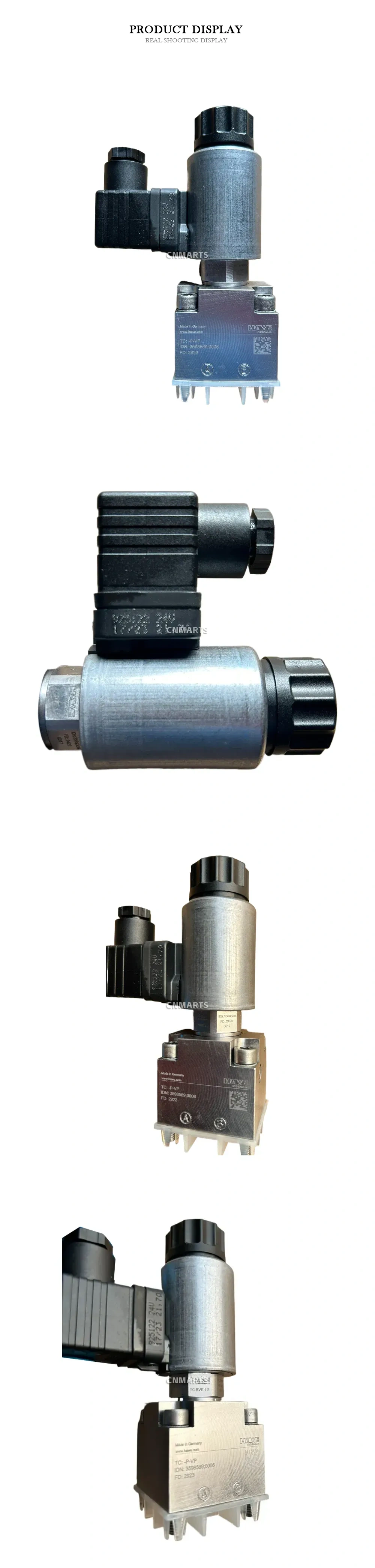 HAWE BVE 1 S Hydraulic Solenoid Valve Description