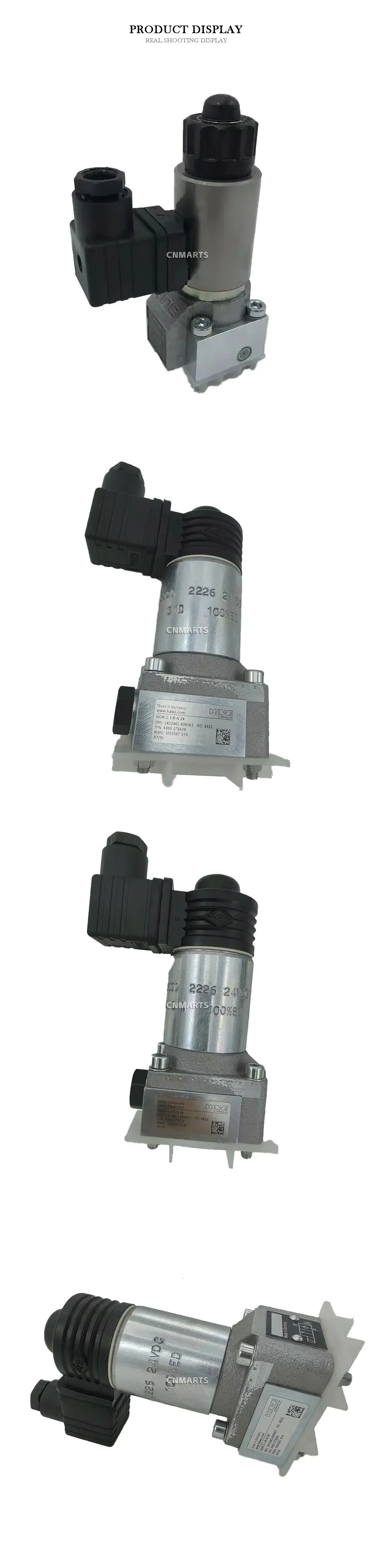 HAWE NGR 2-1 R-N 24 Hydraulic Solenoid Valve Description