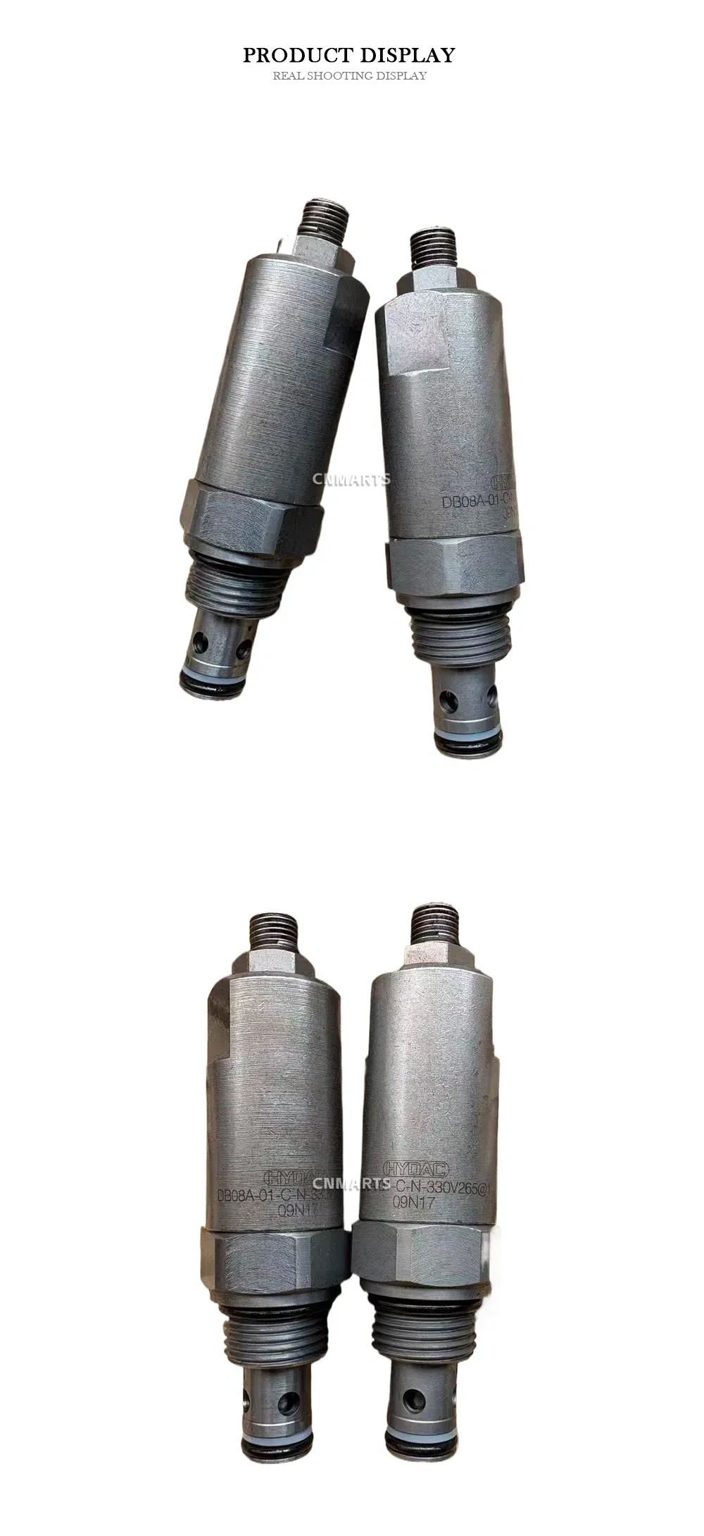 HYDAC DB08A-01-C-N-330V Hydraulic Pressure Reducing Valve Cartridge Description