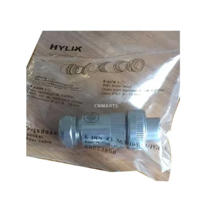 HYLIK E DIN 43 563-BF6-3/PG13.5 6-Pole Cable Connector Socket