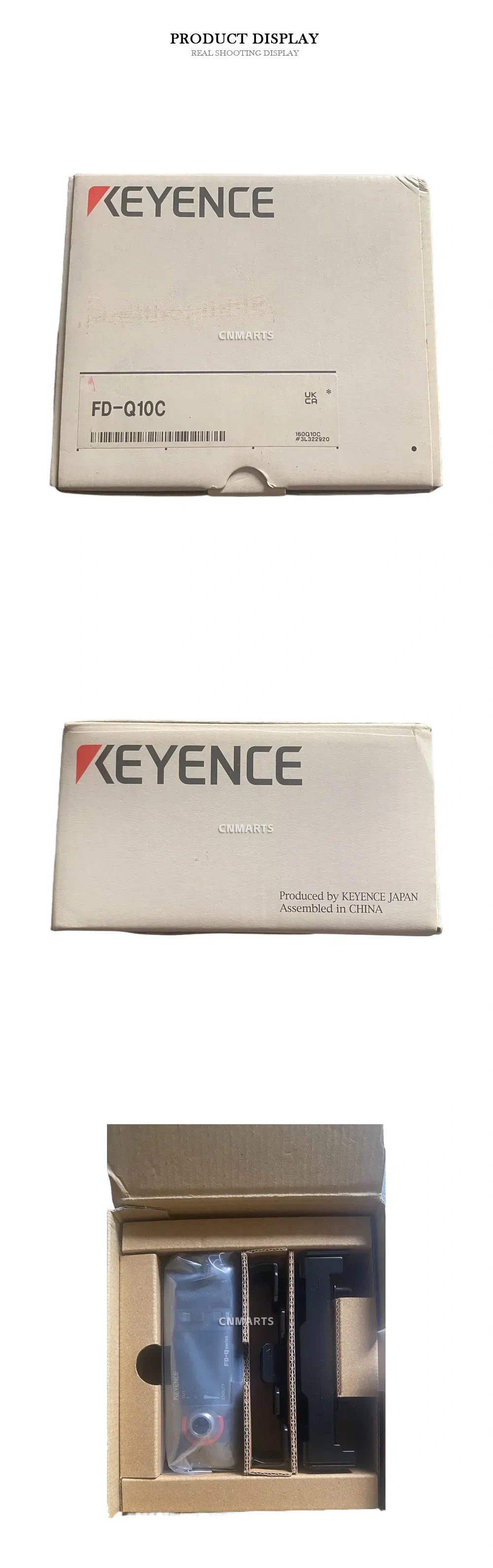 KEYENCE FD-Q10C Clamp-on Flow Sensor Description