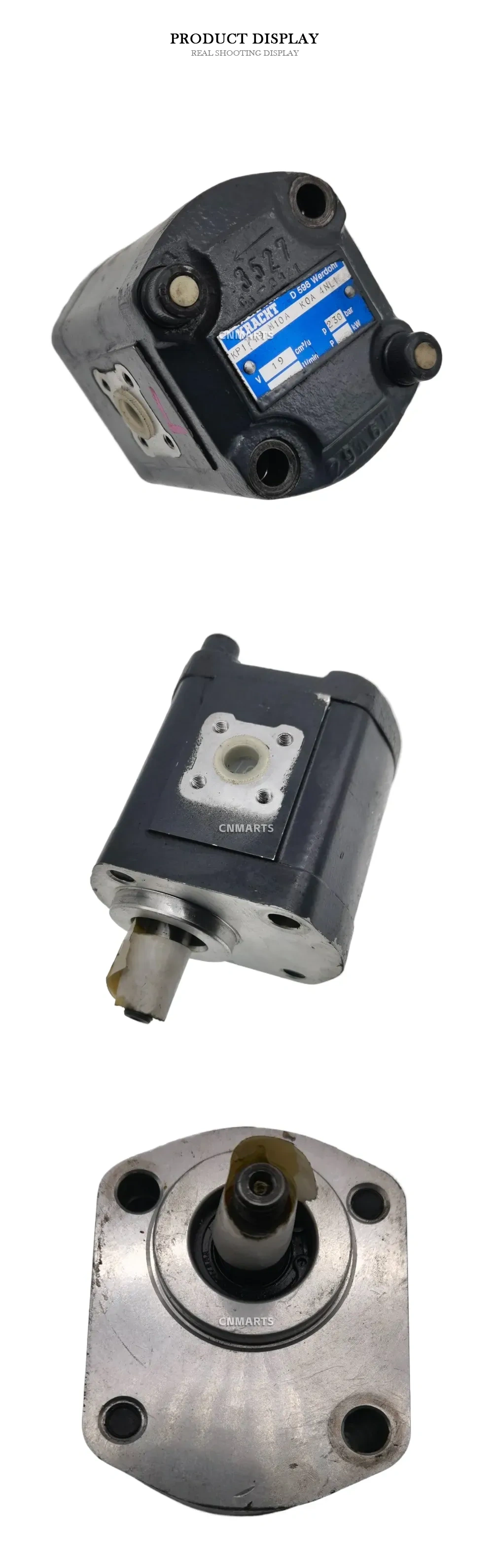 KRACHT KP1/19 M10A KOA 4NL1 Hydraulic Gear Pump Description
