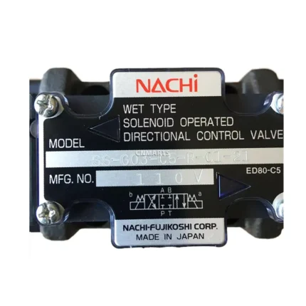 NACHI SS-G03-C5-R-C1-21 Solenoid Operated Directional Control Valve