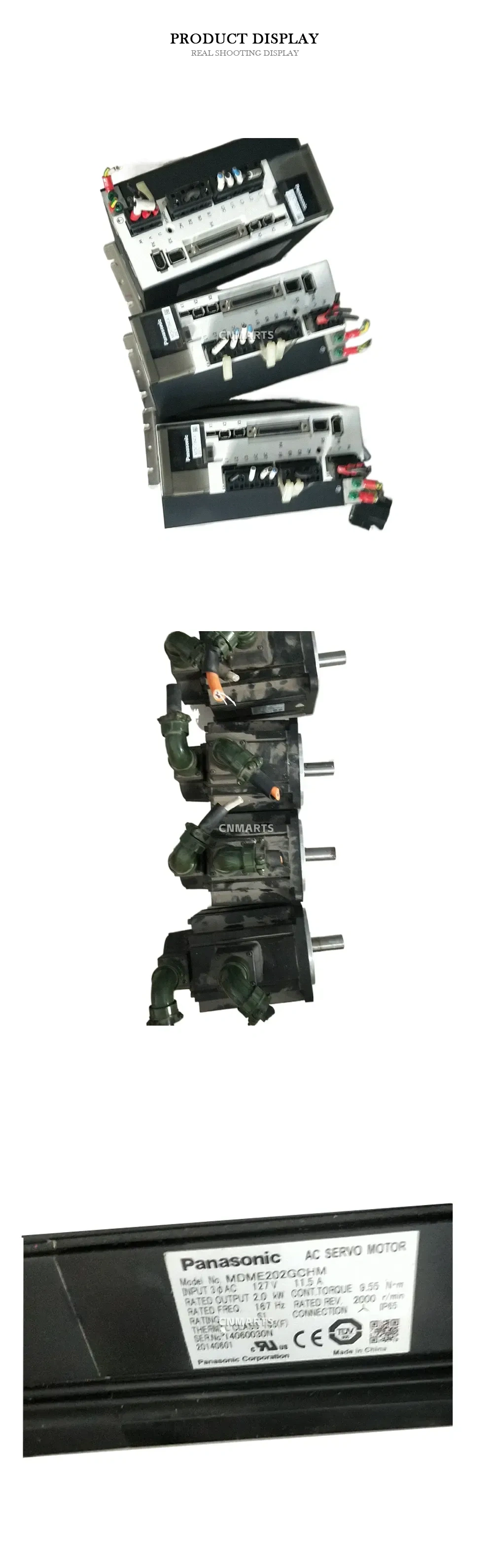 Panasonic MSME202GCE M AC Servo Motor Description