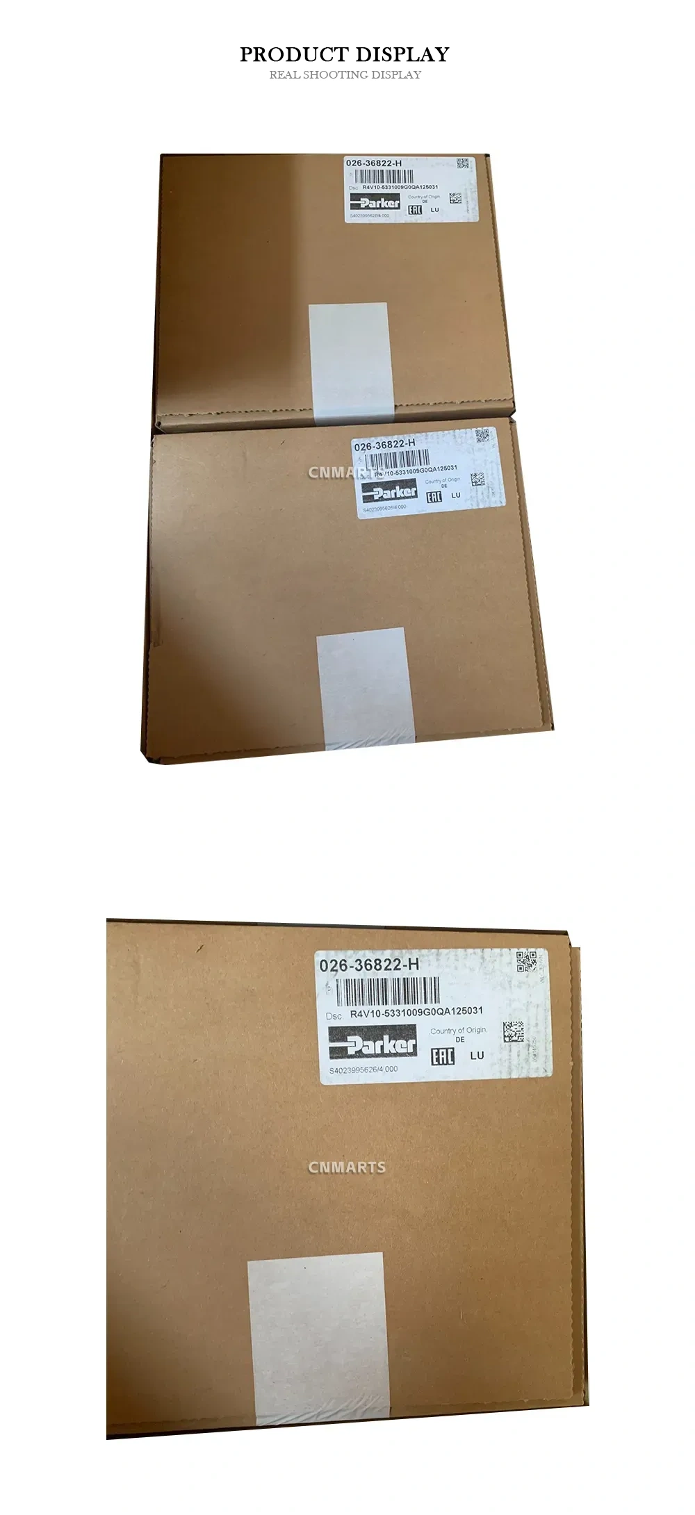 Parker 026-36822-H Hydraulic Valve Description