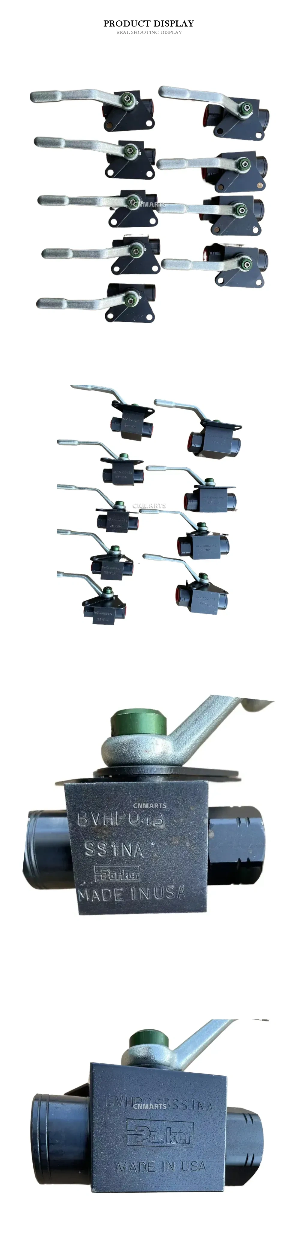 Parker BVHP04BSS1NA / BVHP08BSS1NA High Pressure Ball Valve Description