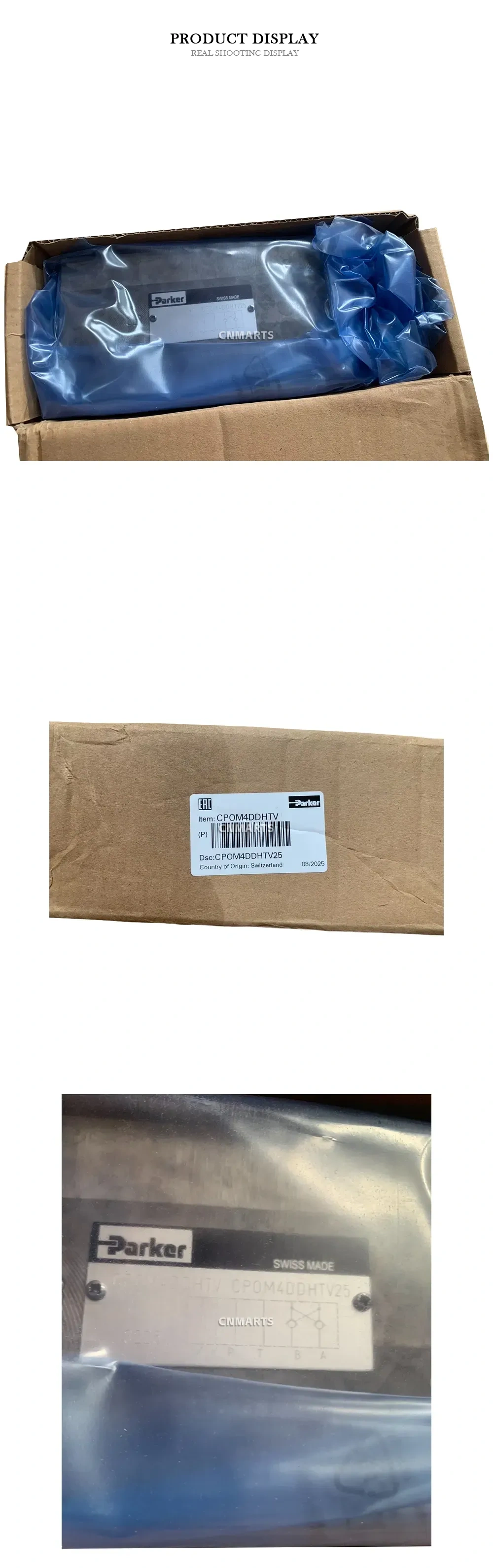 Parker CPOM4DDHTV25 Pilot Operated Check Valve Description