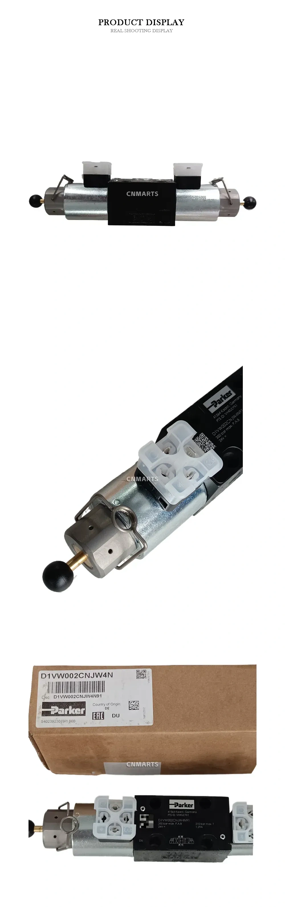 Parker D1VW002CNJW4N Solenoid Directional Control Valve Description