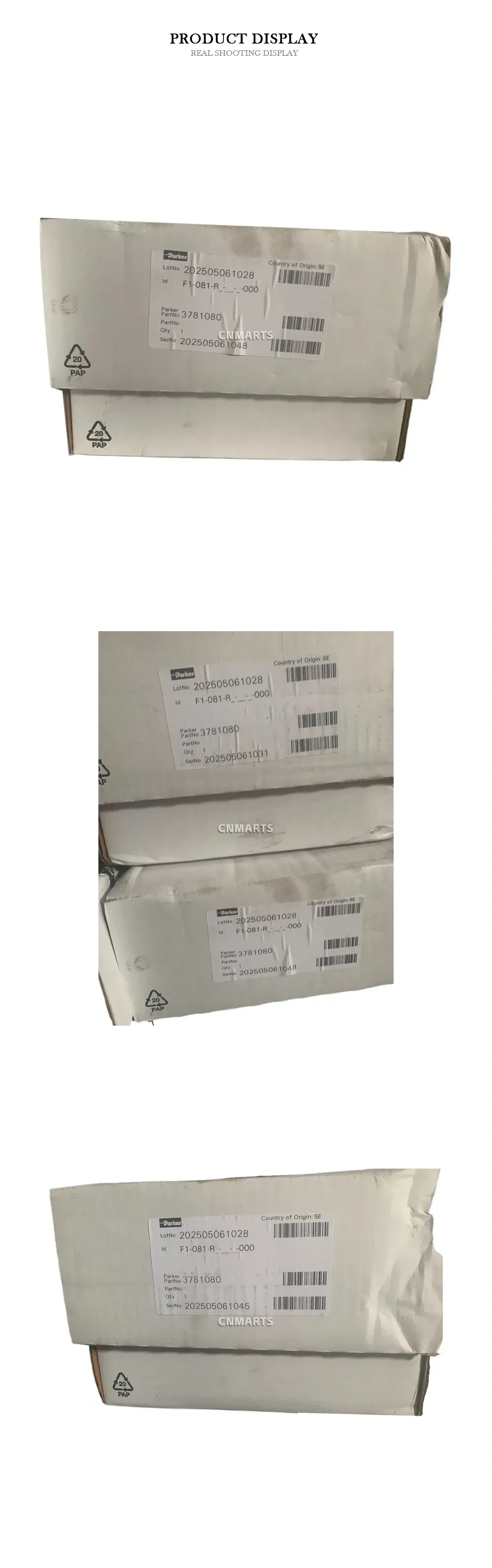 Parker F1-081-R Hydraulic Motor Description