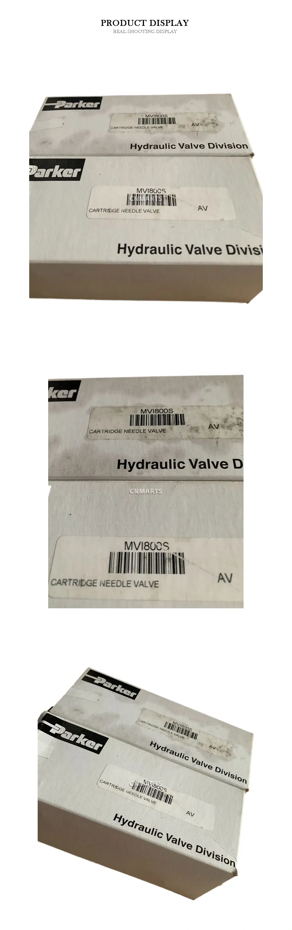 Parker MVI800S Cartridge Needle Valve Description